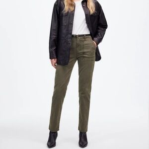 Madewell The Slim Straight Utility Pant in Garment Dye